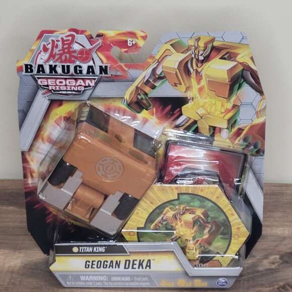 Bakugan Geogan Rising Titan King Geogan Deka New in Box - Picture 1 of 2